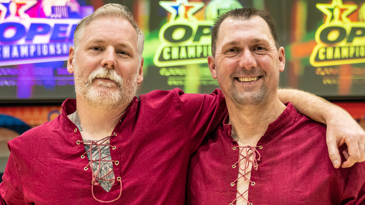Russell Hayden and Donald Klimeck Jr. at the 2026 USBC Open Championships